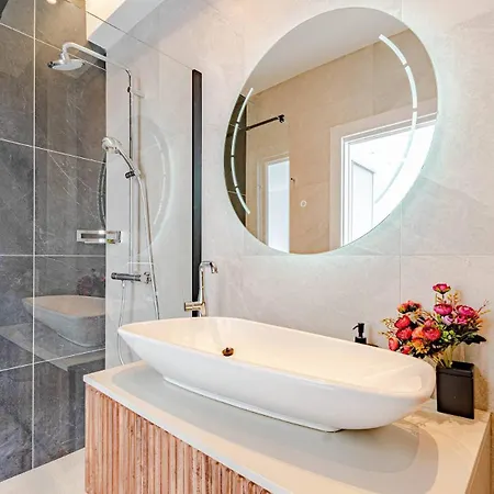 Designer Few Steps From Azure Blue Sea